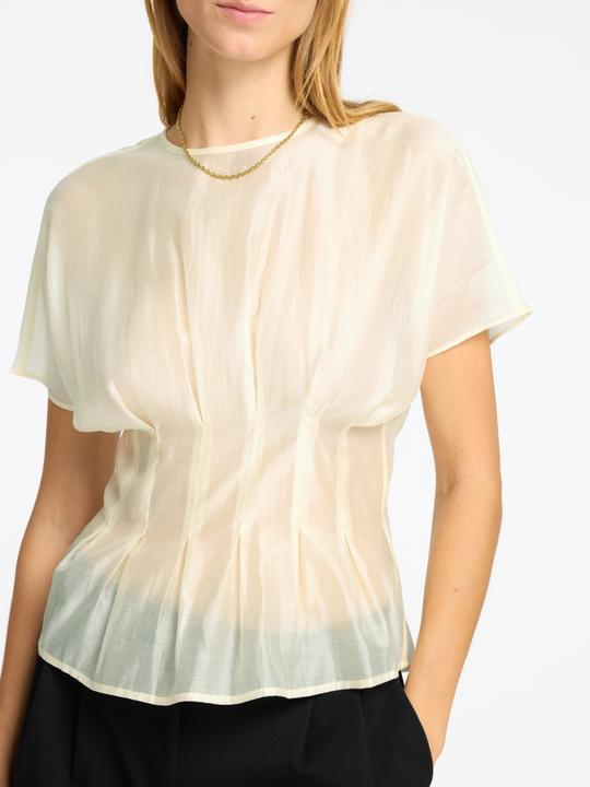 Actual product image Selected Femme Structured top with short sleeves (42)