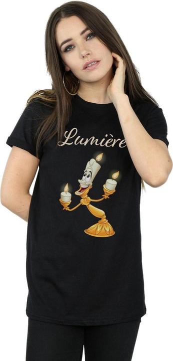 Immagine prodotto Disney Beauty And The Beast Be Our Guest Maglietta Ampia Donna (M)