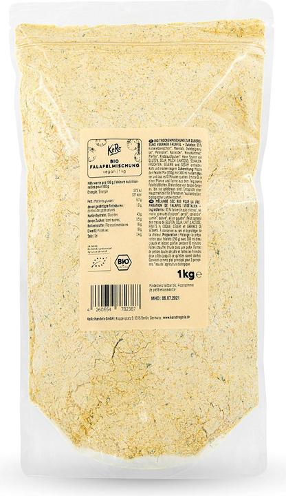 Produktbild KoRo Bio Trockenmischung aus Kichererbsen-Schrot zur Zubereitung veganer Falafel (1000 g)