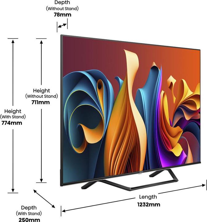 Produktbild Hisense TV 55A7NQ (55", QLED, 4K, 2024)