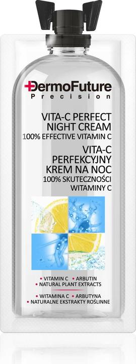 DermoFuture DERMOFUTURE Vita-C Perfect Night Cream perfekcyjny krem na noc 12ml (12 ml, Nachtcreme)