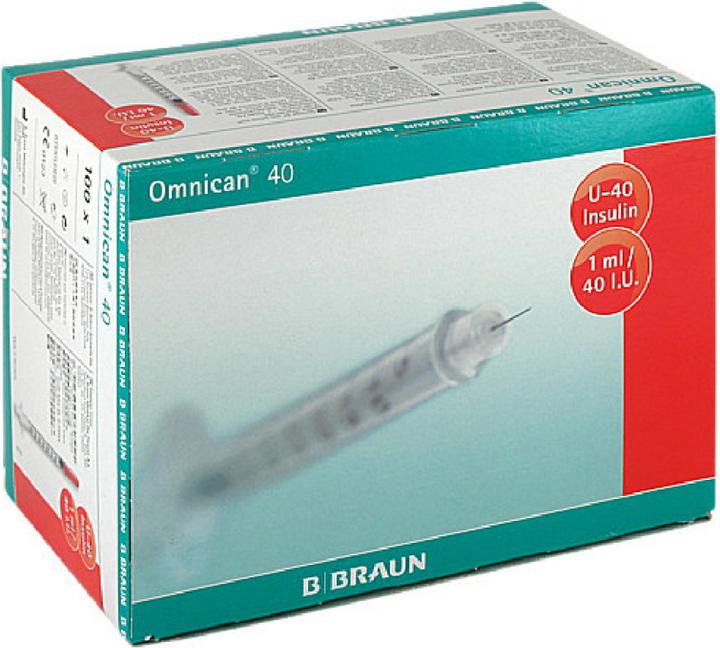 Image du produit B.Braun 40 Insulin U-40 (Seringue d'insuline)