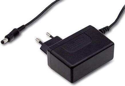 Actual product image MeanWell Power Adapter Euro Plug In 5V 25W