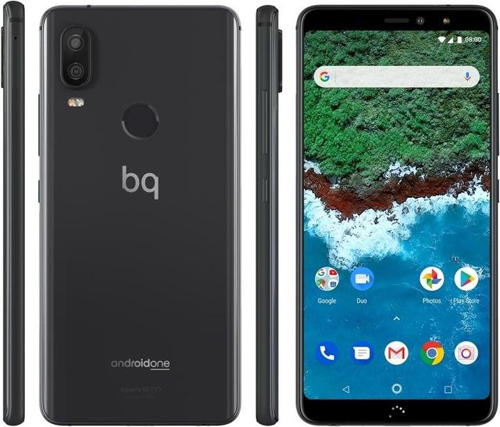BQ Aquaris X2 Pro (64 Go, Midnight Black, 5.65", Double SIM hybride, 12 Mpx, 4G)