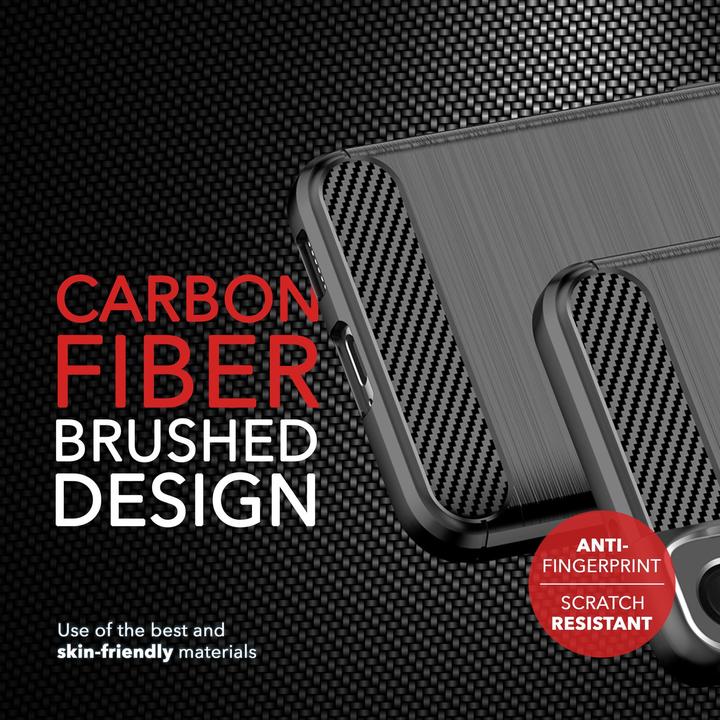 Produktbild Nalia Carbon-Look Silikon Hülle (Samsung Galaxy S24+)