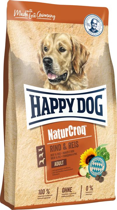 Produktbild Happy Dog Hundefutter trocken NaturCroq Rind & Reis 4 kg (Adult, 4000 g)
