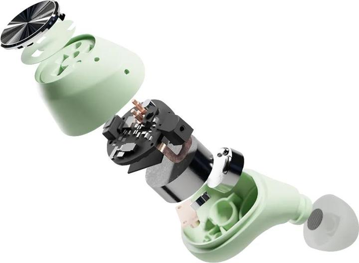 Actual product image Sudio T2 Headset Wired In-ear Calls/Music USB Type-C Bluetooth Green (ANC, 7.50 h, Cable)