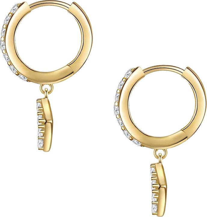 Actual product image Glanzstücke München Ladies diamond sterling silver cubic zirconia yellow gold - 31386 (Sterling Silver)