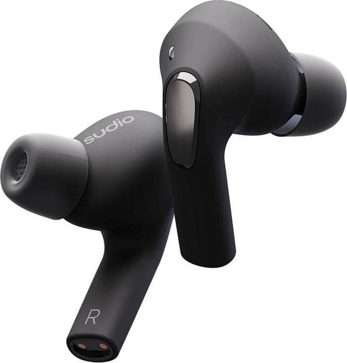 Sudio Studio E2 Ecouteurs sans fil Bluetooth Noir (ANC, 6.50 h, Filaire)