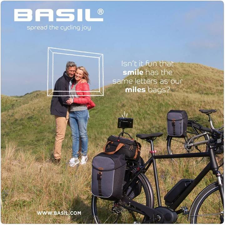 Produktbild Basil Miles (17 l, Gepäckträgertasche)