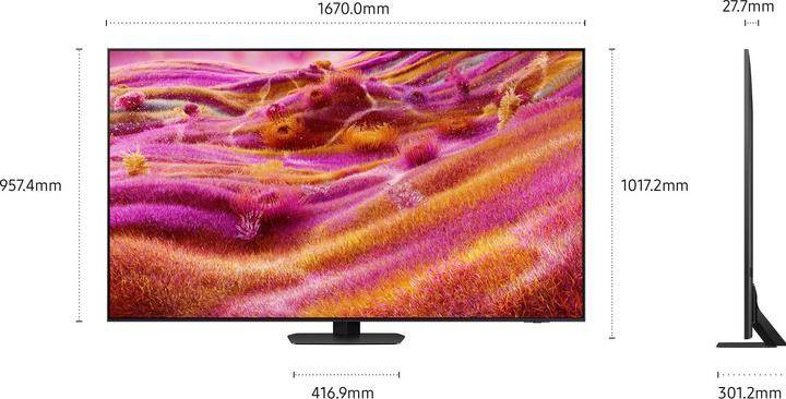 Immagine prodotto Samsung QE75QN90F (75", QN90F, Mini-LED, NeoQLED, 4K, 2025)