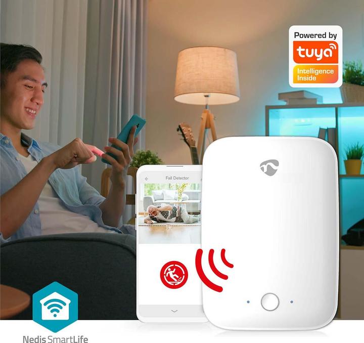 Produktbild Nedis Bewegungsmelder Wi-Fi | Erfassungsbereich: 7 m | Effektives Sichtfeld (horizontal): ±45° | Eff (7 m)