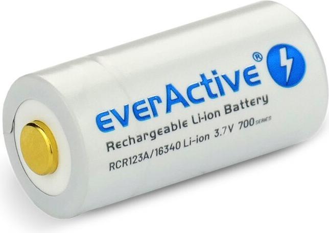 Immagine prodotto Everactive 16340 / RCR123A 3,7V 700 mAh - Batteria ricaricabile (1 pz., RCR123A, 650 mAh)