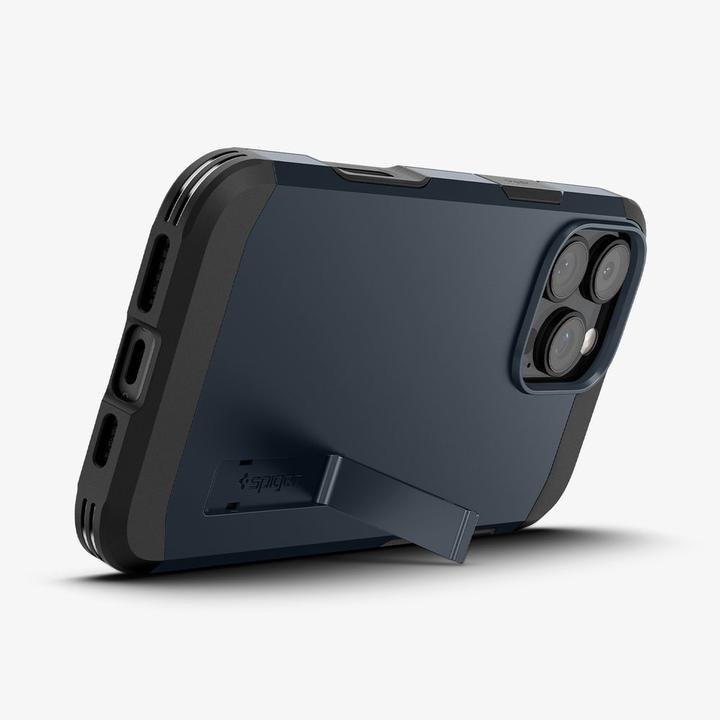 Actual product image Spigen Tough Armor T AI (MagFit + Camera Control) iPhone 16 Pro Case Metal Slate (Apple iPhone 16 Pro)
