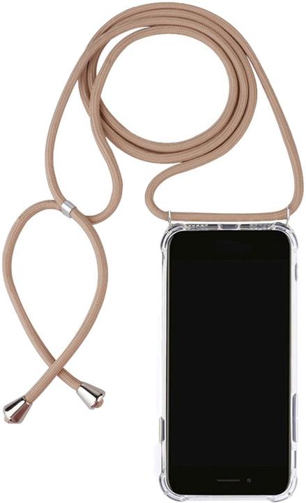 Immagine prodotto PhoneLook Coperchio in gomma trasparente con corda beige (Apple iPhone 16e)