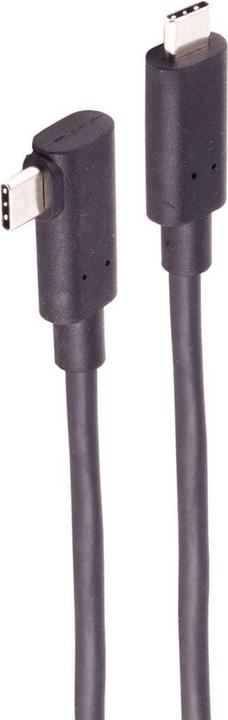Actual product image Shiverpeaks ®-BASIC-S--USB connection cable, Optical USB-C cable, 3.2, 10Gbps, PD, 90°, 10.0m (10 m, USB 3.2 Gen 2)