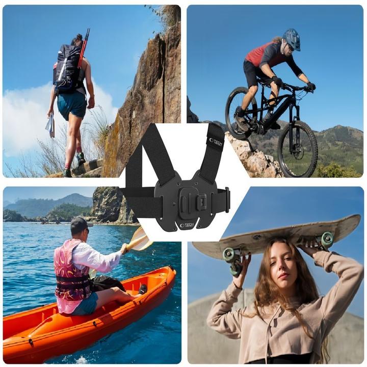 Produktbild Telesin Szelki na klatkÄ piersiowÄ GA100 Chest Mount do GoPro / DJI - czarne