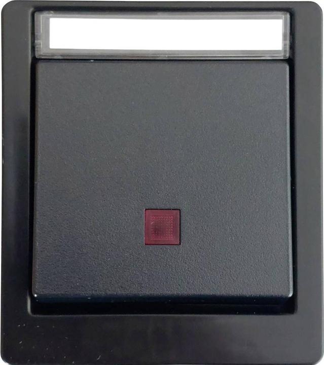 N&L Elektrotechnik N & L 27615 Kontrollschalter Komplett Aufputz Schwarz