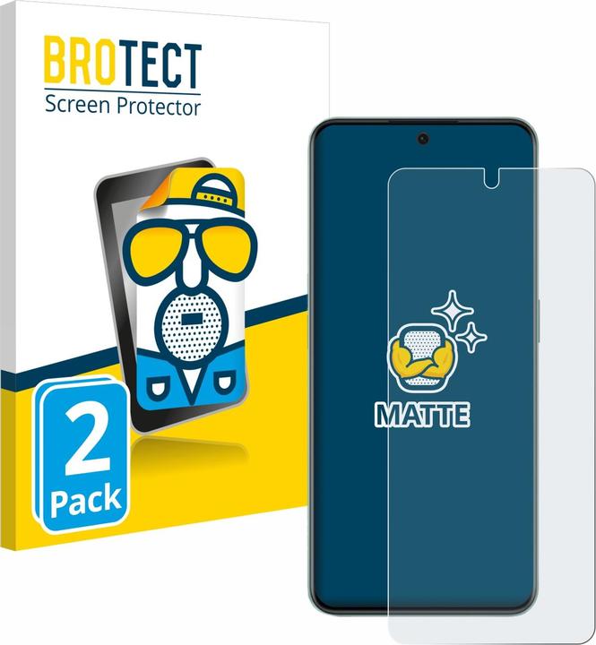 Actual product image BROTECT Anti-glare screen protector matt (2 Piece, OnePlus 10T)