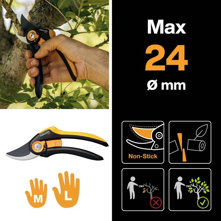 Produktbild Fiskars Bypass - Gartenschere 'P541 SingleStep'