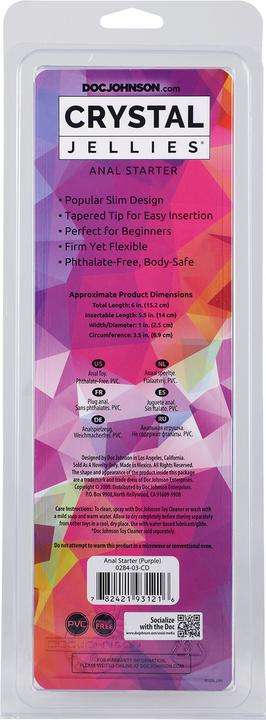 Actual product image Doc Johnson Crystal Jellies - Anal Starter