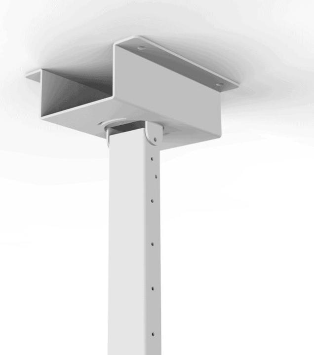 Image du produit HI-ND Ceiling Mount and telescope pipe 40-60cm, Ceiling Plate, White, Metal, 70 kg, Ceiling, 190.5 c