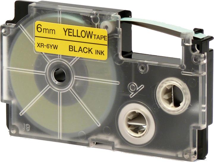 Produktbild Casio KR-6YW1 Selbstklebende Etiketten (0.60 cm, Gelb)
