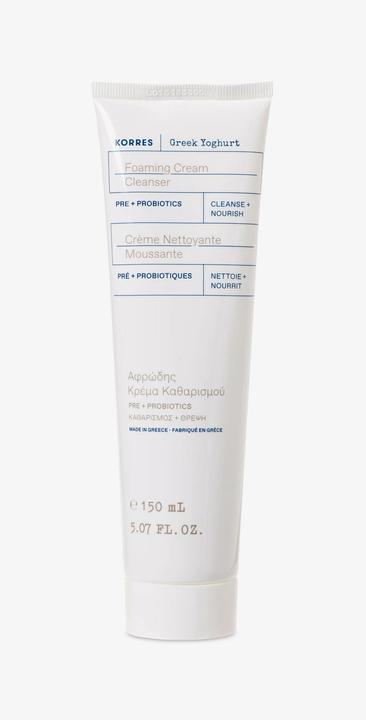Actual product image Korres Greek Yogurt Foaming Cream Cleanser (Cleaning cloths, 150 ml)