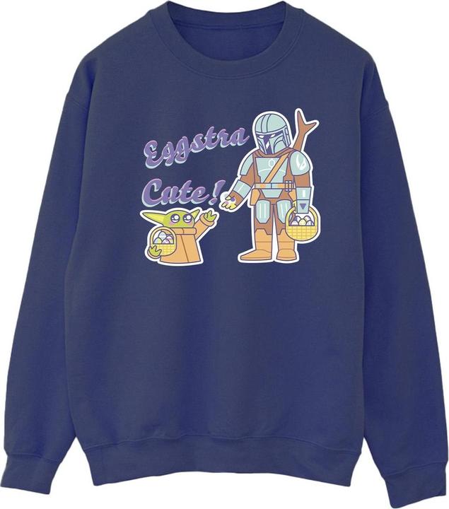 Star Wars The Mandalorian Eggstra Cute Grogu Sweatshirt (L)