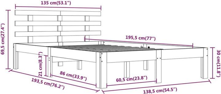 Produktbild VidaXL Swana (135 x 190 cm)