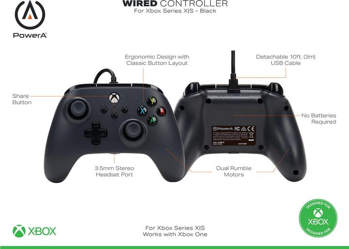 Produktbild PowerA Gamepad (Xbox Series X, Xbox Series S, PC, Xbox One S)