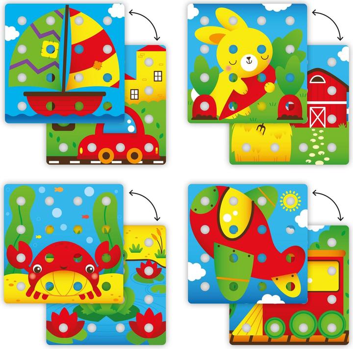 Image du produit Quercetti Jumbo Insteek Pins, 20dlg.
