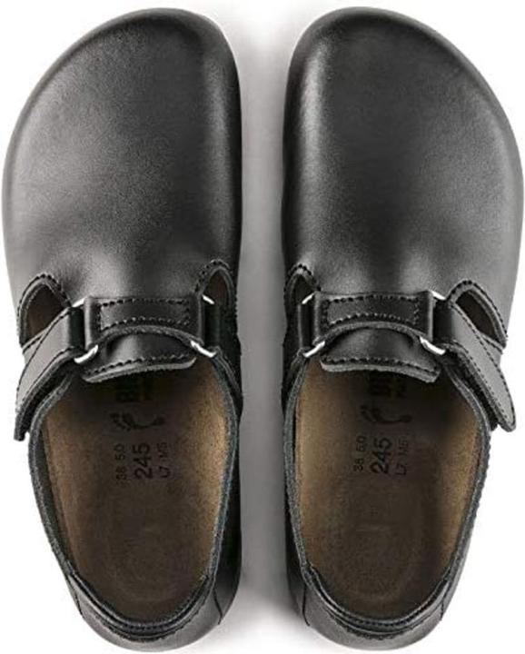 Produktbild Birkenstock Clog Linz Superlauf, Naturleder, schwarz, schmal, Grösse 40 (40)