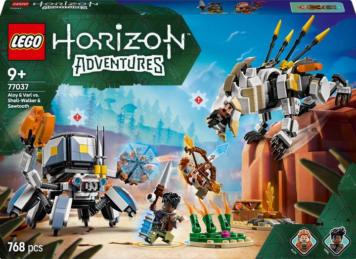 Actual product image LEGO Horizon Aloy And Varl vs Shell-Walker (77037, LEGO Horizon)