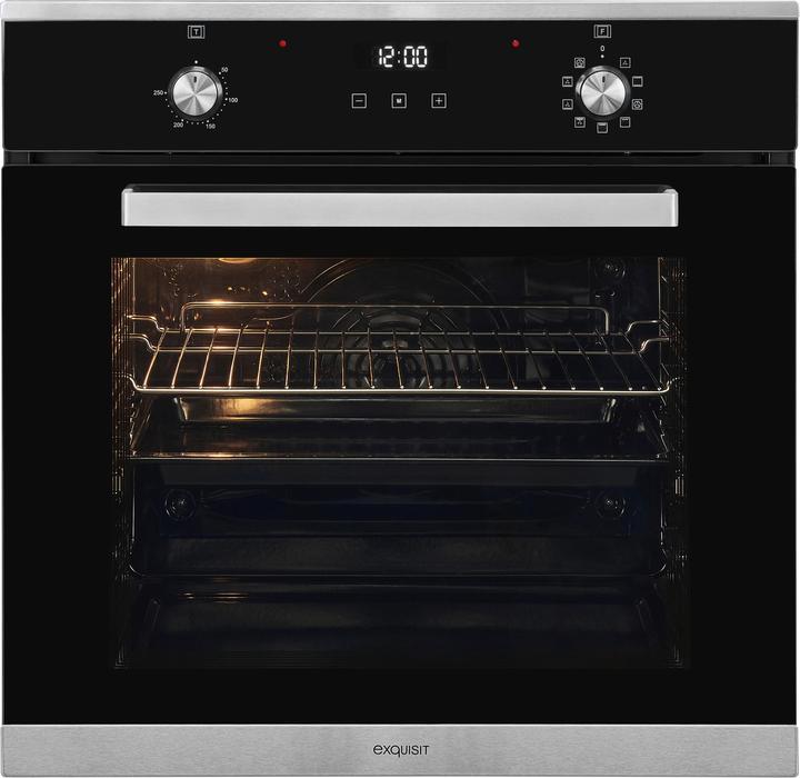 Exquisit EBE76-9-H-020 inox, Einbaubackofen
