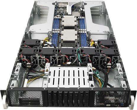 Actual product image ASUS Server BAB Rack 2U/2CPU ESC4000 G4S PSU redundant (Rack Server)