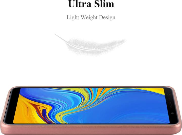Actual product image Cadorabo TPU Matt Metallic Cover (Samsung Galaxy A7 (2018))