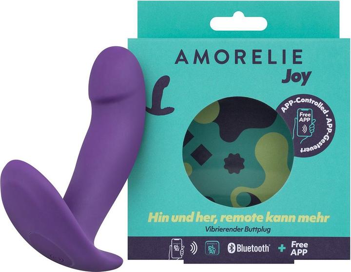 Image du produit Amorelie Vibromasseur Shuffle contrôlé par l'application Point G & Anal