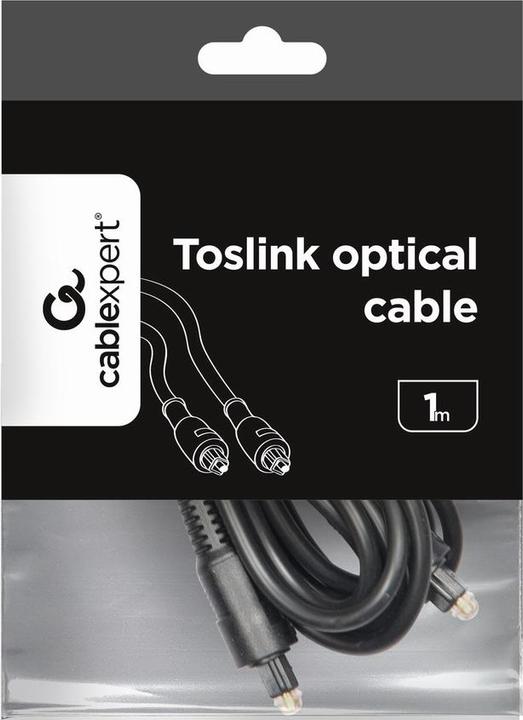 Actual product image Gembird Digital audio cable (optical) (1 m, Optical)