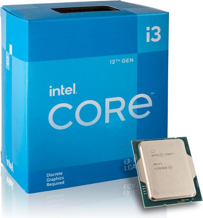 Produktbild Intel Core i3-12100F (LGA 1700, 3.30 GHz, 4 -Core)