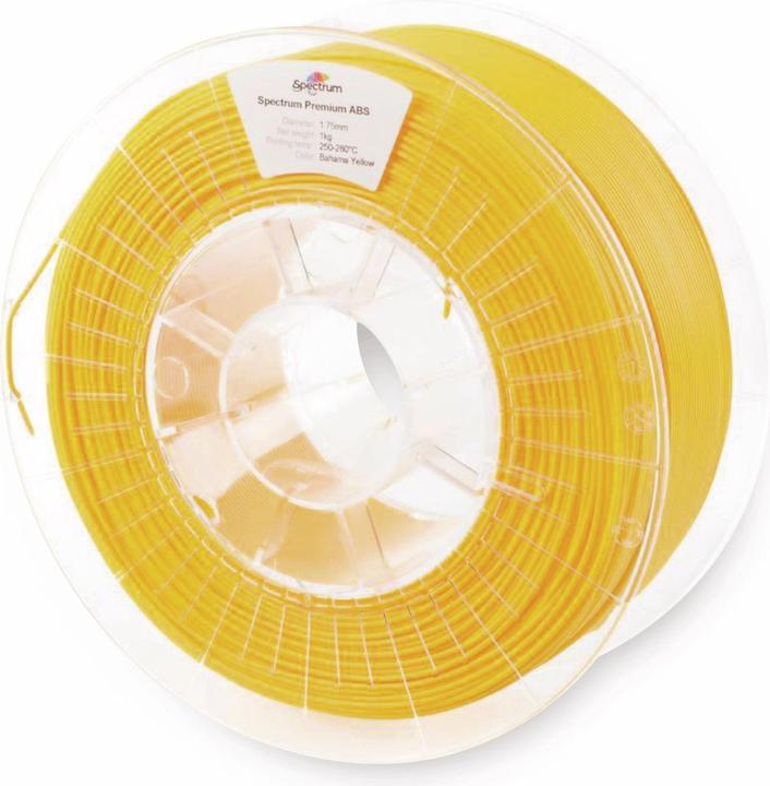 Image du produit Filament / ABS SMART /Bahama Yellow / 1,75 mm / 1 kg (ABS, 1.75 mm, 1000 g, Jaune)