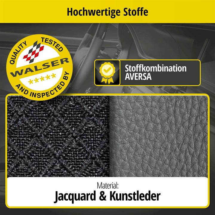 Produktbild Walser Sitzbezug für Skoda Octavia III Combi (5E5) 11/2012-Heute, 2 Einzelsitzbezüge