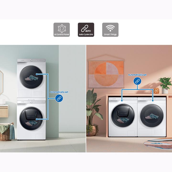 Produktbild Samsung WW80T534AAE/S5 WW5300 (8 kg, Links)