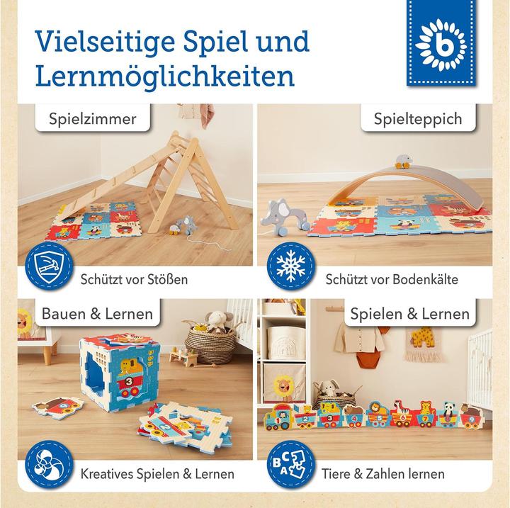Produktbild Bieco Puzzlematte - Tier Motivzug