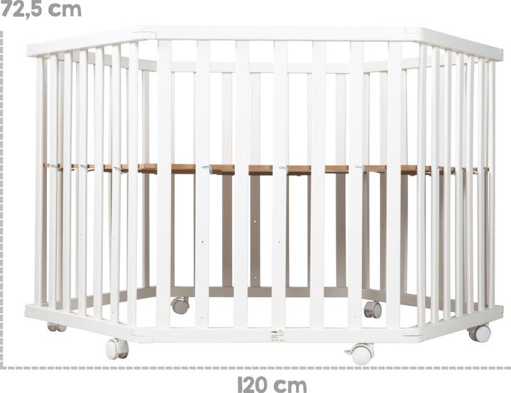 Produktbild Roba Laufgitter 6-eckig (121 cm, 106 cm, MDF)