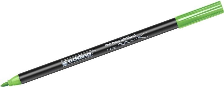 Produktbild Edding Porzellanmalstift Brushpen (Hellgrün, 4 mm, 1 x)
