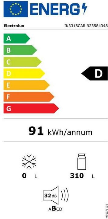 Energie-Label Electrolux IK3318CAR (310 l)