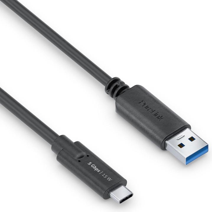 Produktbild Purelink USB A – USB C (2 m, USB 3.1, 5 W)