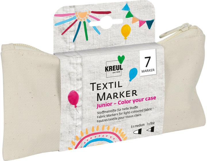Actual product image Kreul Textile Marker Junior (Multicoloured, 4 mm, 7 x)