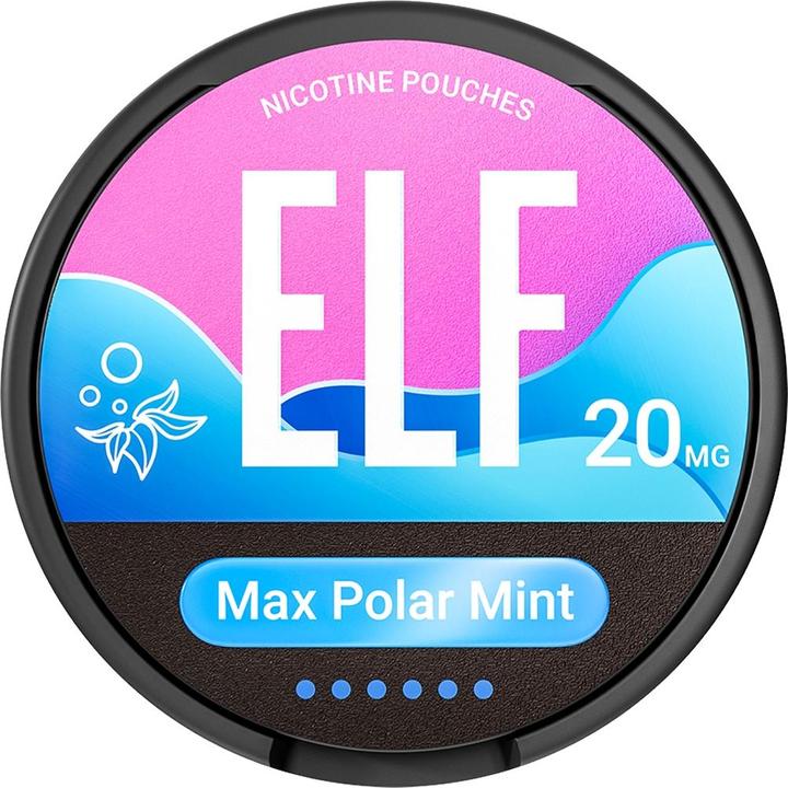 Produktbild Elfbar ELF Snus Max Polar Mint 20mg (Nikotinfreier Snus, 20 mg)